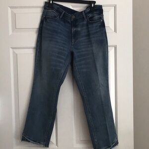 J. Jill Blue Flare Wide Leg Jeans